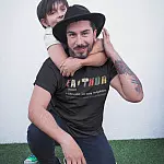 fathor-like-a-dad-tattooed-dad-with-his-kid-wearing-a-fathor-father-t-shirt-mockup Fathor Like A Dad Just Way Mightier Fa Thor T Shirt T-Shirt - Father Day Papa Day Tee Shirt