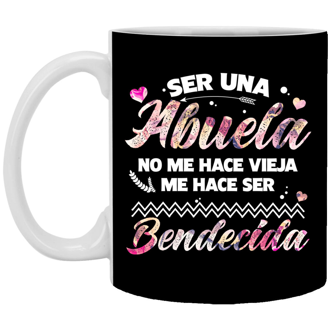 Ser UNA Abuela No Me Hace Vieja Me Hace Ser Bendecida Grandma Mexican Coffee  Mug - Travel Mug - Stainless Water Bottle | CubeBik