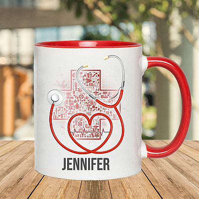 Alternative view of Personalized Nurse Tumbler - Nurse Gift Accent Mug