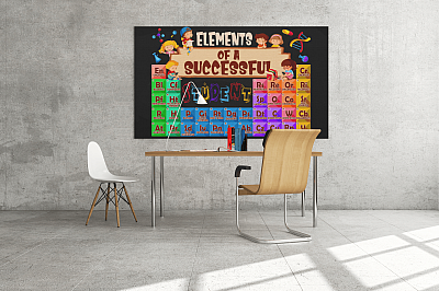 Alternative view of Elements Of A Successful Student Gallery Wrapped Framed Canvas Prints - Unframed Poster - Home Decor Wall Art