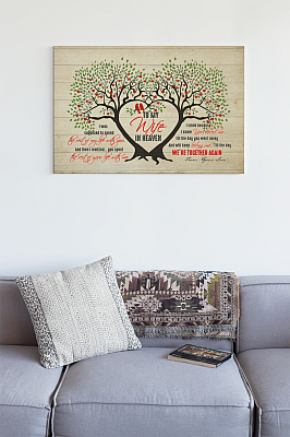 Alternative view of Cardinal To My Wife In Heaven I Was Supposed To Spend The Rest Of My Life Framed Canvas Prints - Unframed Poster