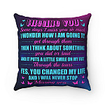 Missing You Some Days I Miss You So Much Throw Pillow - Decorative Pillow - Indoor Outdoor Cushion