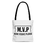M.v.p More Veuve Please All Over Print Tote Bag-Shoulder Bag