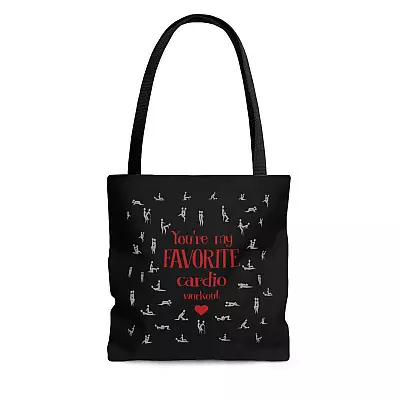 You're My Favorite Cardio Workout All Over Print Tote Bag - Shoulder Bag - Shopping Bag