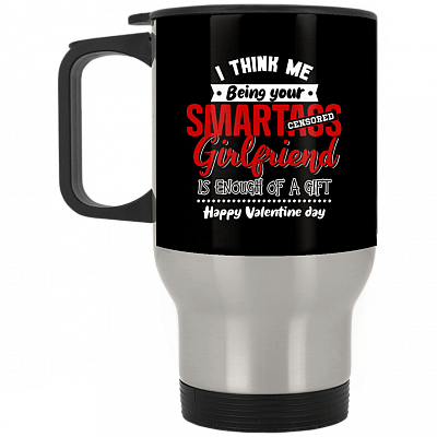 14 oz. Silver Travel Mug