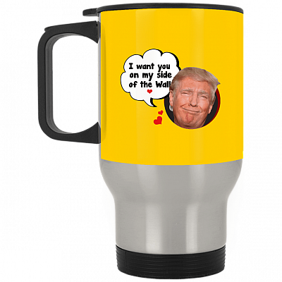 14 oz. Silver Travel Mug