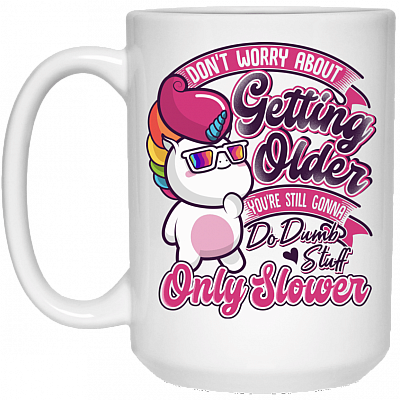 15 oz. White Mug