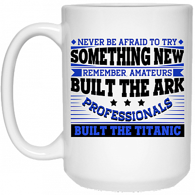 15 oz. White Mug