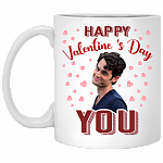 Happy Valentine's Day You Coffee Mug - Valentine Dan Beer Stein - Water Bottle