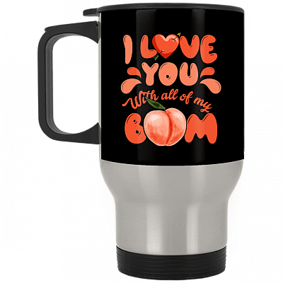 14 oz. Silver Travel Mug