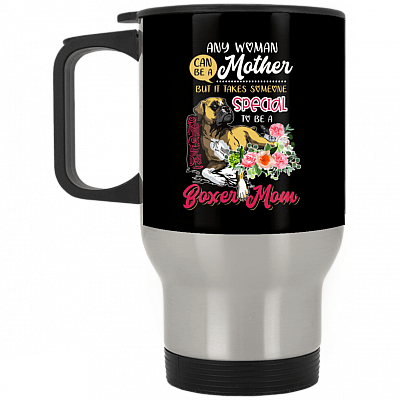14 oz. Silver Travel Mug