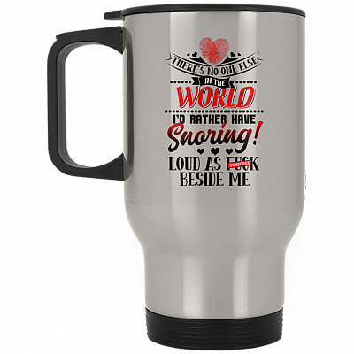 14 oz. Silver Travel Mug
