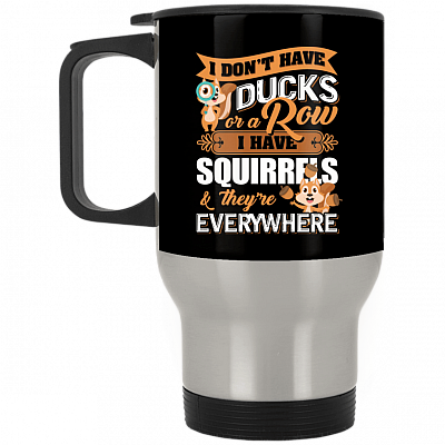 14 oz. Silver Travel Mug