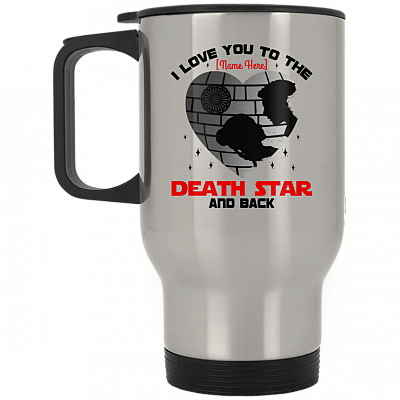 14 oz. Silver Travel Mug