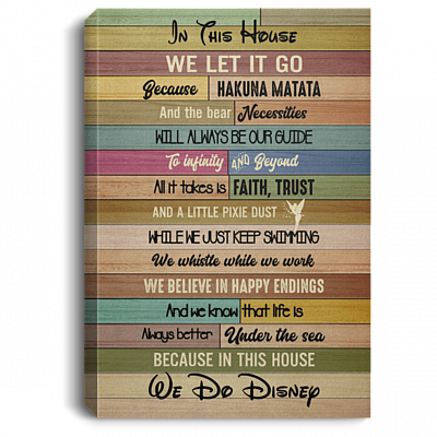 In This House Meme Fun Saying Framed Canvas Prints Unframed Poster - Funny House Rule Home Decor Wall Art