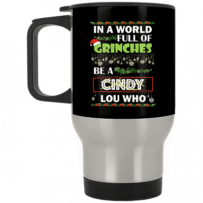 14 oz. Silver Travel Mug