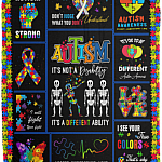 Autism It's Not A Disability It's A Different Ability Fleece Blanket - Sherpa Blanket