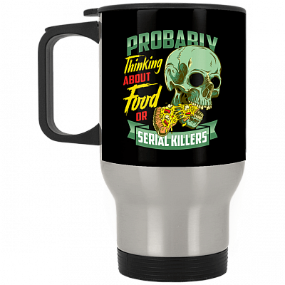 14 oz. Silver Travel Mug