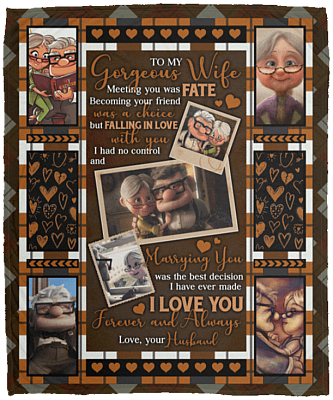 To My Husband Meeting You Was Fate Fleece Blanket-Premium Sherpa Blanket-Woven Blanket