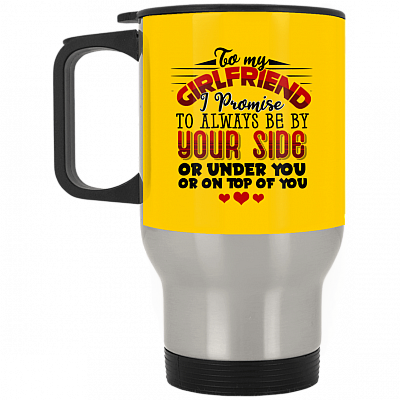 14 oz. Silver Travel Mug