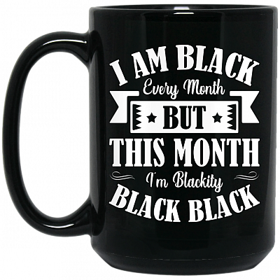 15 oz. Black Mug