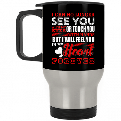 14 oz. Silver Travel Mug