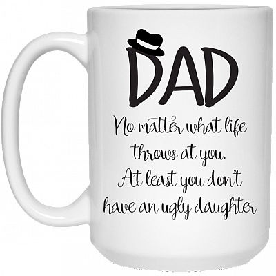 15 oz. White Mug