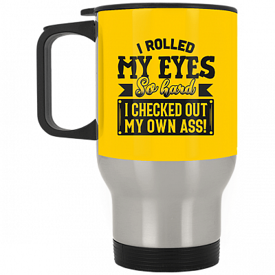 14 oz. Silver Travel Mug