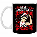 Never Underestimate An Old Woman With A Nursing Degree Coffee Mug - Beer Stein - Water Bottle