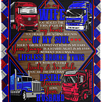 To My Wife You Sealed the Torn Edges of My Heart Truck Fleece Blanket - Premium Sherpa Blanket - Woven Blanket