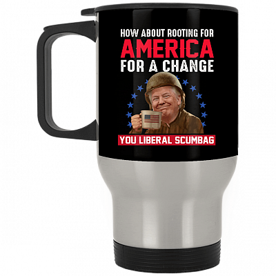 14 oz. Silver Travel Mug