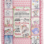 Mother And Daughter Its A Special Bond That Spans The Years Blanket - To My Daughter Blanket