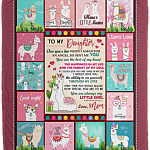 To My Daughter Once Upon A Time Blanket - To My Daughter Blanket