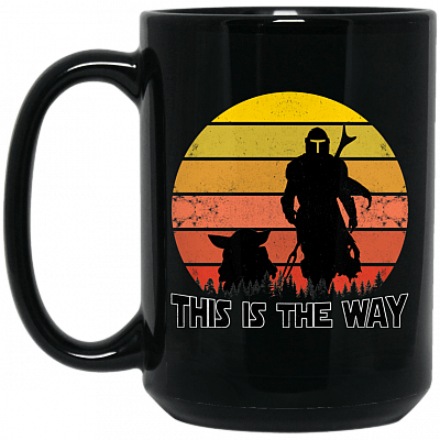 15 oz. Black Mug