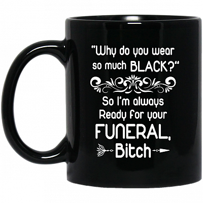 11 oz. Black Mug