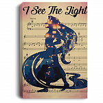 I See The Light Framed Canvas - Unframed Poster
