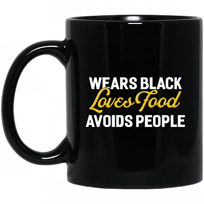 11 oz. Black Mug