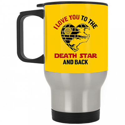 14 oz. Silver Travel Mug