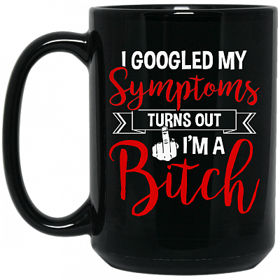 15 oz. Black Mug