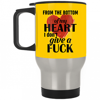 14 oz. Silver Travel Mug