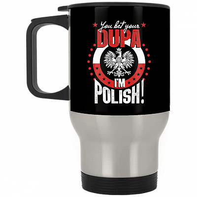 14 oz. Silver Travel Mug