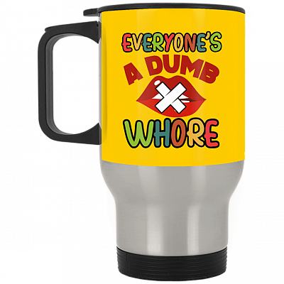 14 oz. Silver Travel Mug