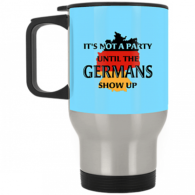 14 oz. Silver Travel Mug