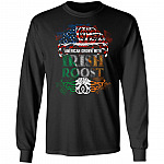 CubeBik American Grown With Irish Root Custom Hoodie Sweatshirt - Proud Irish America Graphic Long Sleeve Shirt CubeBik American Grown With Irish Root Custom Hoodie Sweatshirt - Proud Irish America Graphic Long Sleeve Shirt