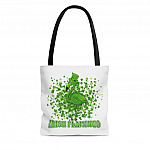 Irish Flamingo Green Flamingo All Over Print Tote Bag - Shoulder Bag
