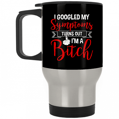 14 oz. Silver Travel Mug