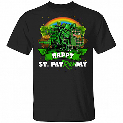 Happy St Patrrexday T-Shirt - Funny St Patricks Day Gift