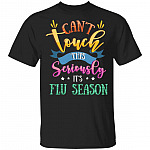 CubeBik Can't Touch This Seriously It's Flu Season Funny T-Shirt For Kids - Funny Youth Tee
