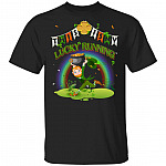 CubeBik This Is My Lucky St Patrick's Day Running T-Shirts | Funny St Pattys Day Shamrock Gift Tee Shirt