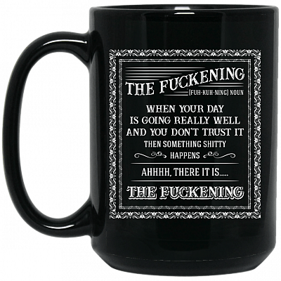 15 oz. Black Mug